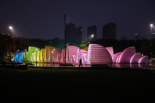 “中国姿态·养眼‘睛’彩”——第十五届中国园博会龙湾公共环境艺术分会场启幕